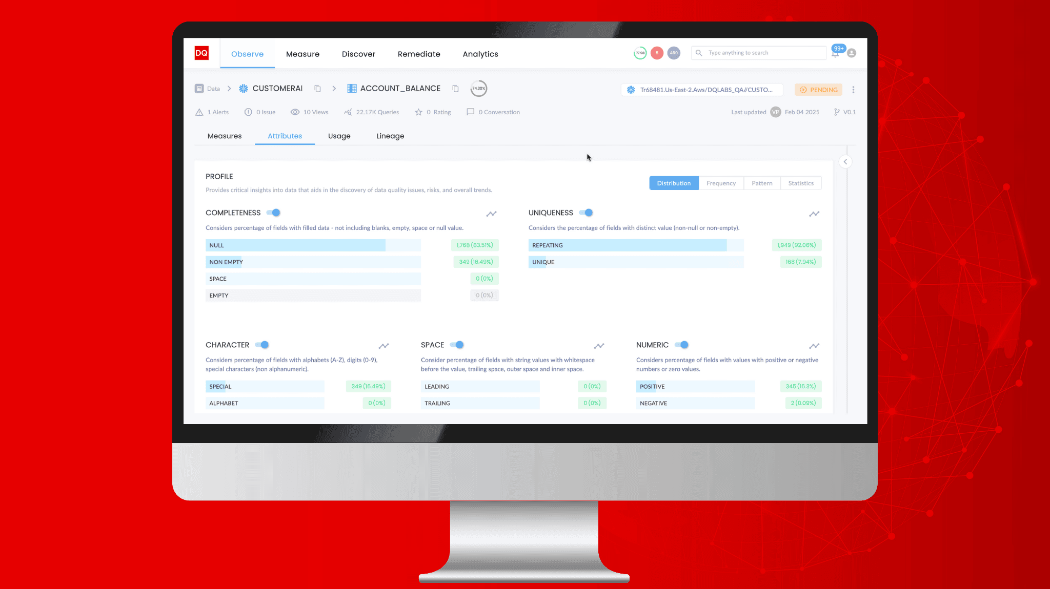 Data Profiling and Anomaly Detection