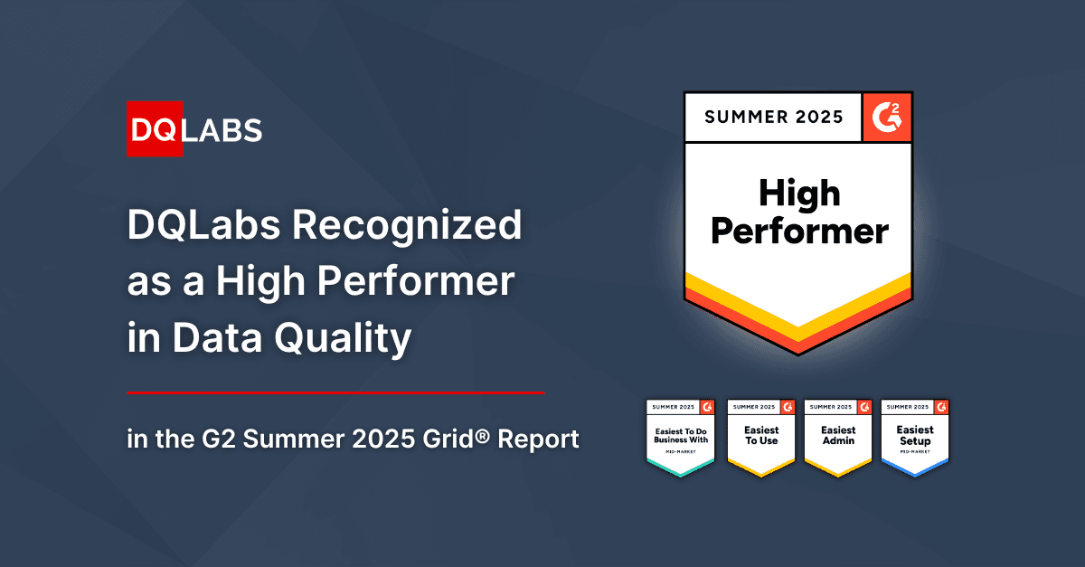 DQLabs Named a High Performer in the Summer 2025 Data Quality Grid Report